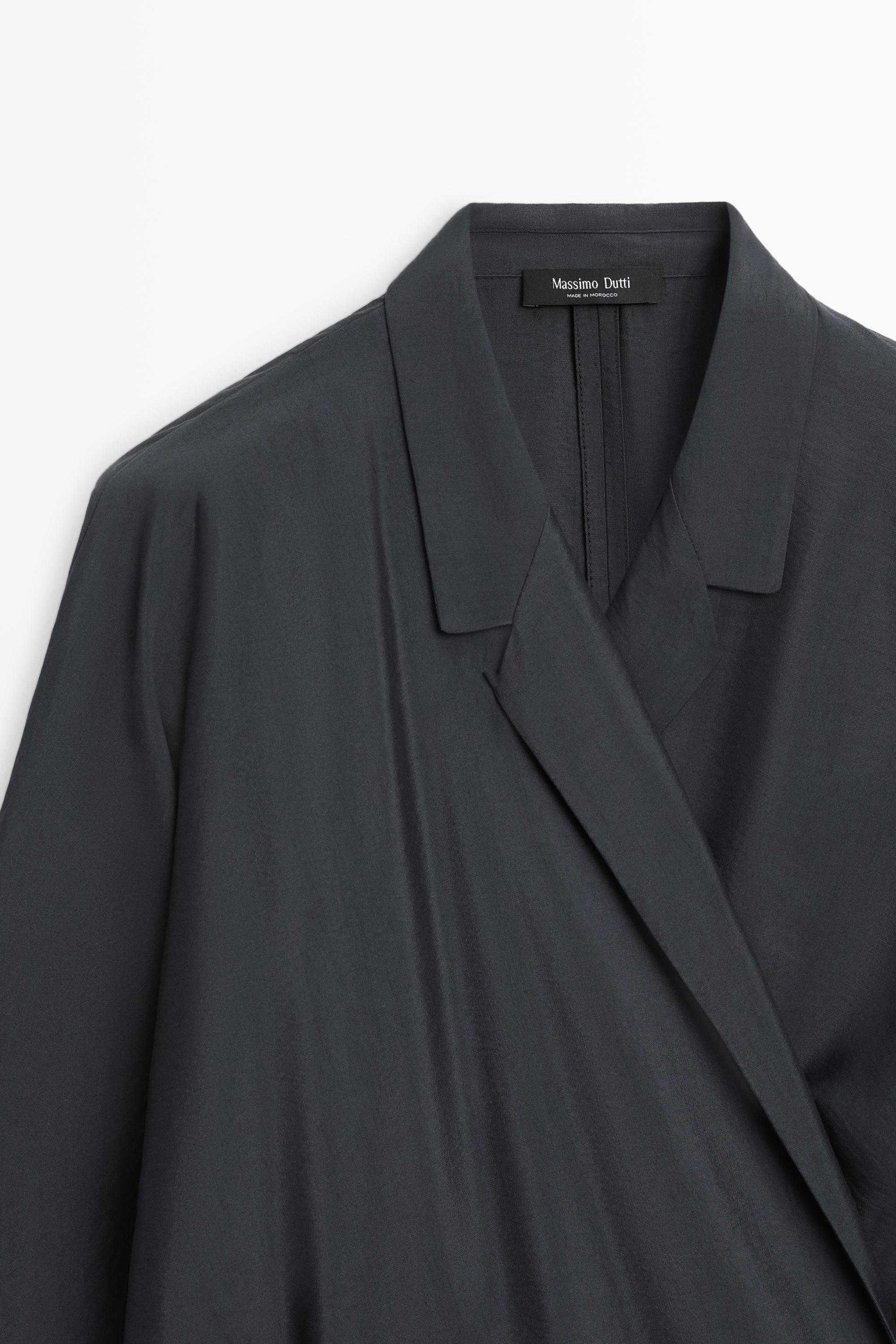 Robe midi drapée
